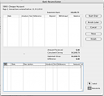 D. Bank Reconciliation Window. The form has New 2-pane layout where top pane shows reconciled transactions in statement order. Running balances, drag statement items to reorder, Start Over option, Displays bank account number, Mouseless-reconciliation using up/down/space. It shows clearer warnings when reconciliation does not balance. There are privilege control for changing statement opening balance. Printed summary shows account name, summary shows unpresented, unposted items. There are privilege control for accepting non-balancing reconciliations